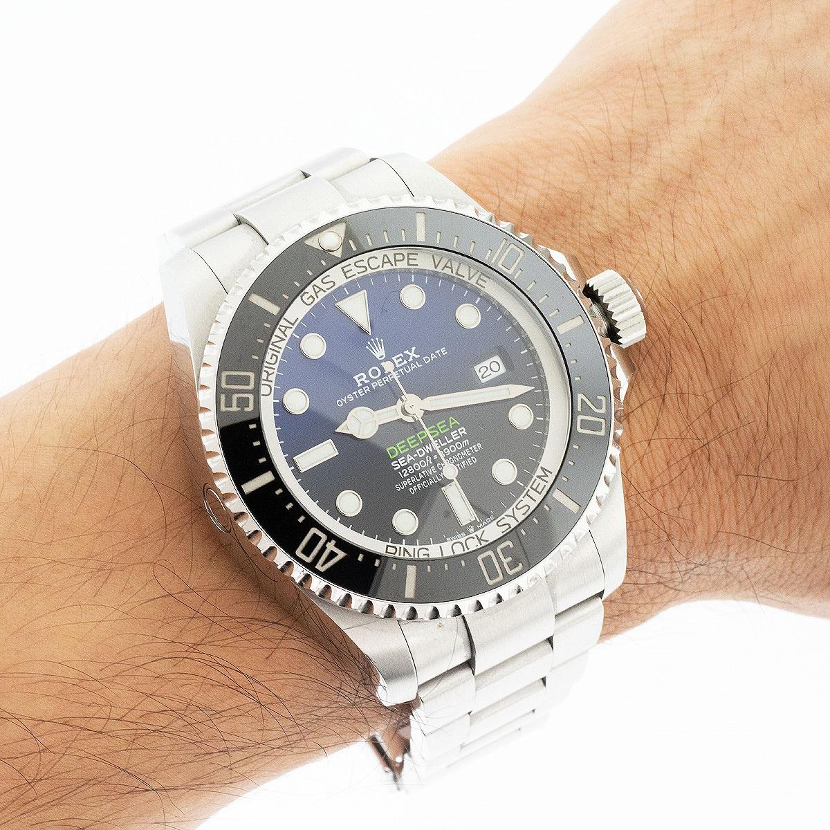 Men's Rolex 126660 Deepsea James Cameron Stainless Steel Watch For Sale