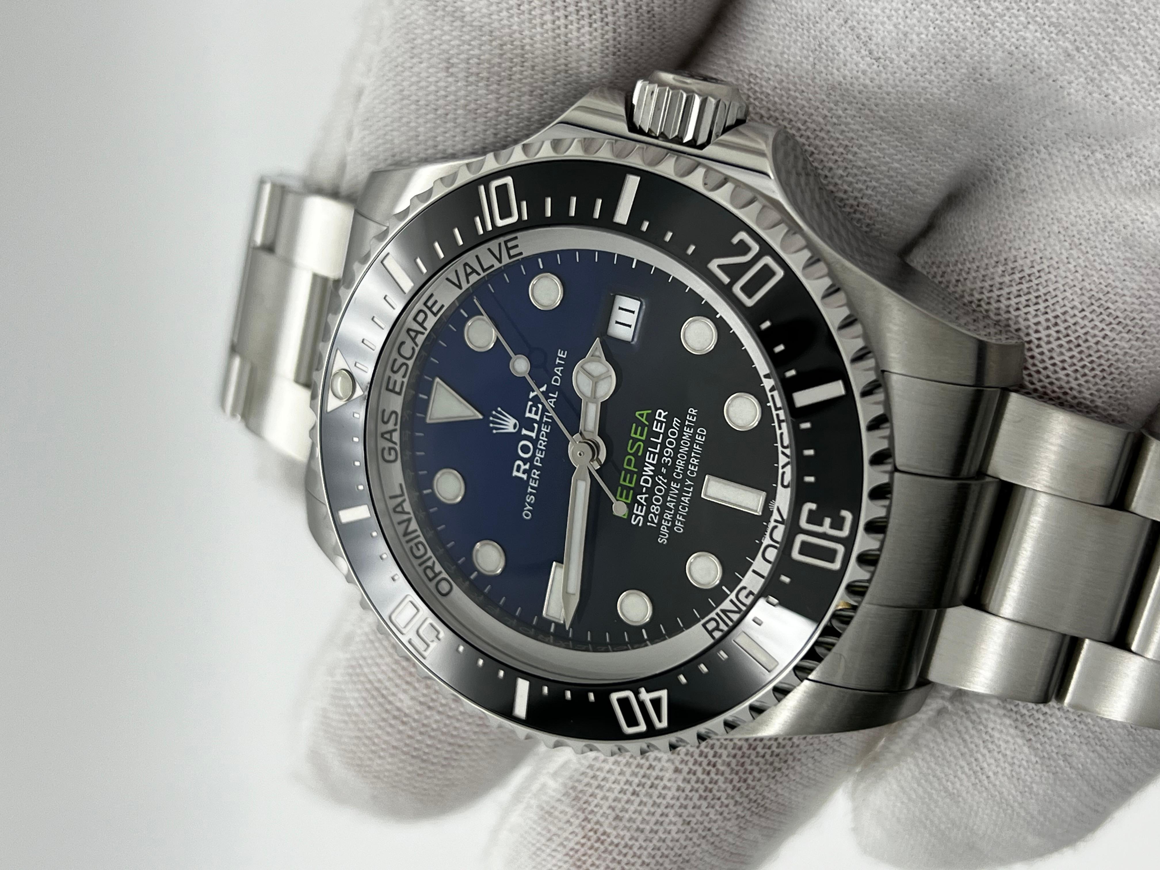 Rolex Deepsea Sea Dweller 126660 Negro Azul James Cameron Acero Caja Papel 2021 5