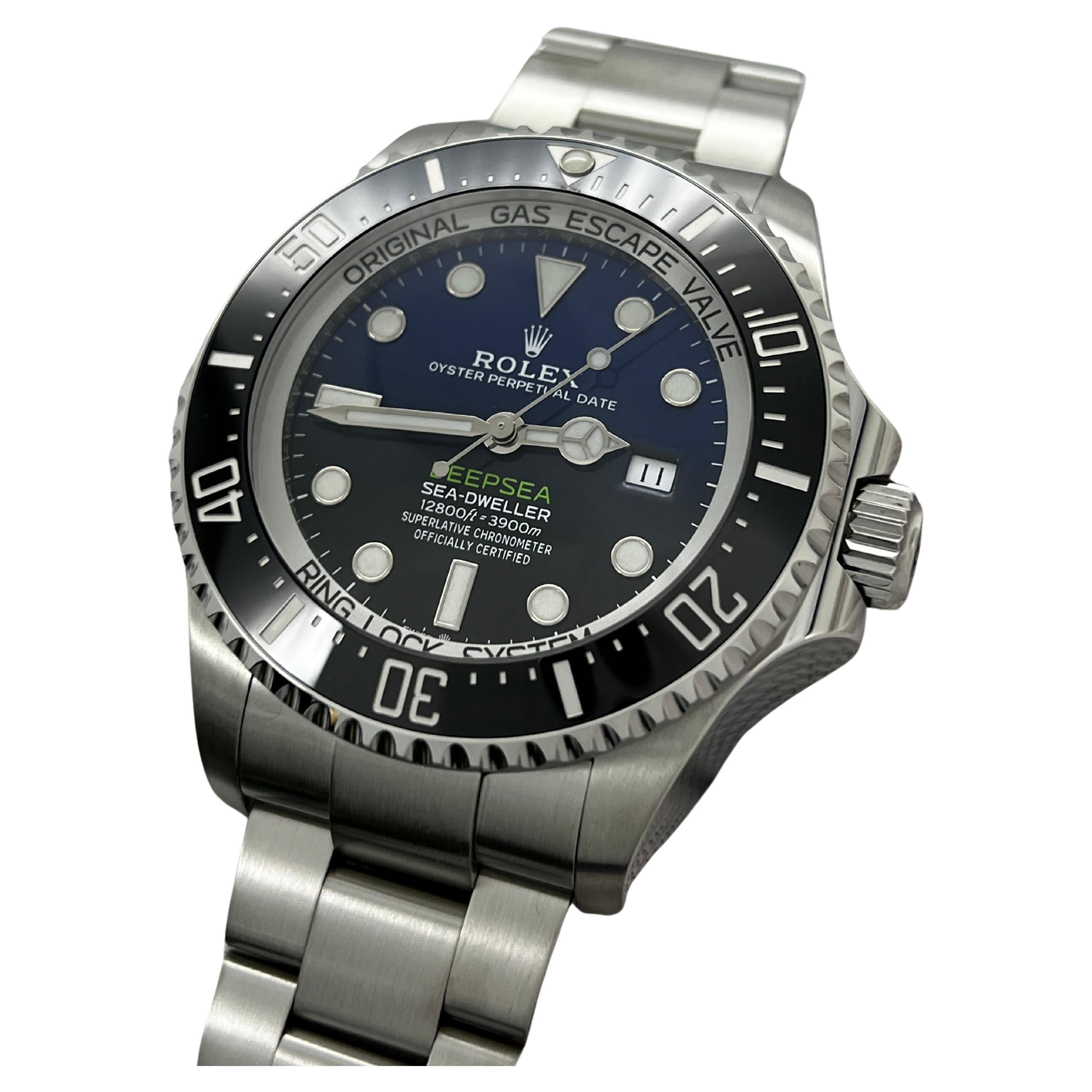 2-Pack Clear Crystal HD Protector Set For Rolex Deep Sea / Sea-Dweller – Covers Bezel, Crystal & Sides