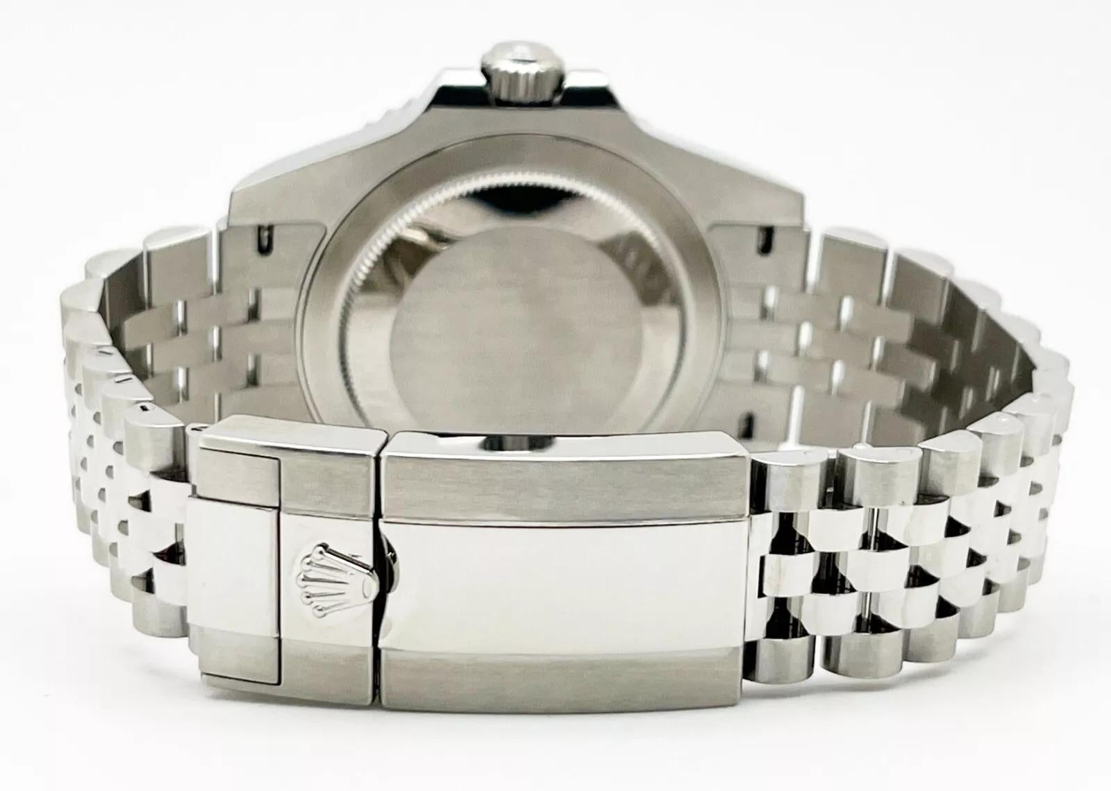 Rolex 126710BLNR GMT Master II Batgirl Schwarz Blaue Lünette Edelstahl Box Papier 3
