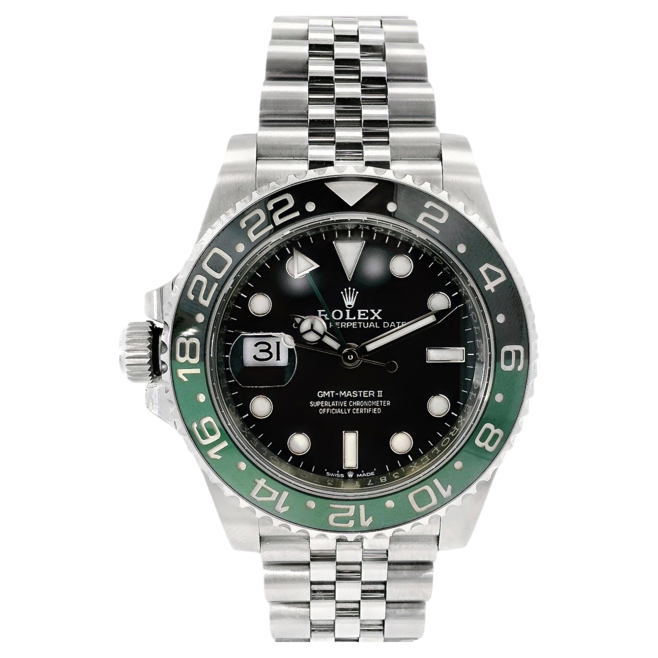 Rolex 126720VTNR Montre GMT-Master II "Sprite" sur bracelet jubilé en vente