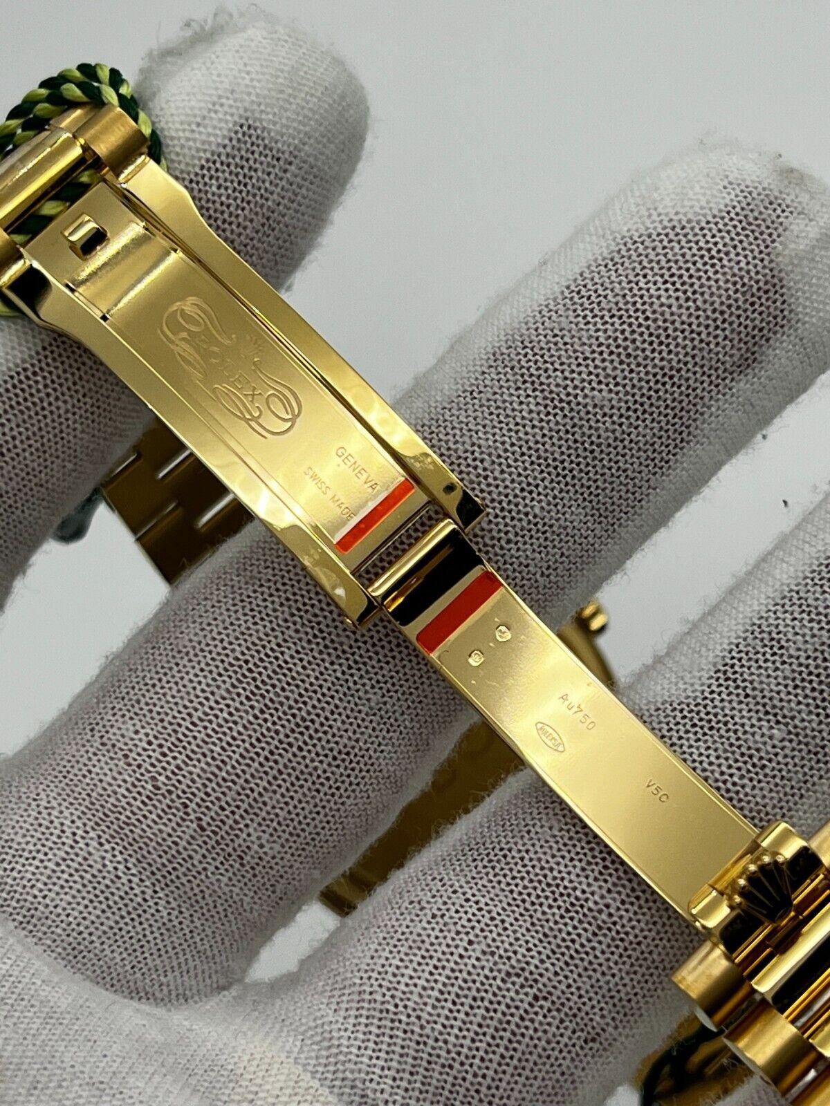 Rolex 128238 36mm Champagner-Zifferblatt 18K Gelbgold Box Papier 2022 FULL STICKERS 7