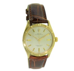 Rolex 14 Karat Gold Solid Gold Thunderbird Bezel Rare Model