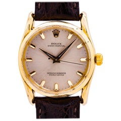 Rolex 14 Karat Yellow Gold Bombe Ref 1011, circa 1960