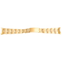 Rolex 14 Karat Yellow Gold Bracelet 