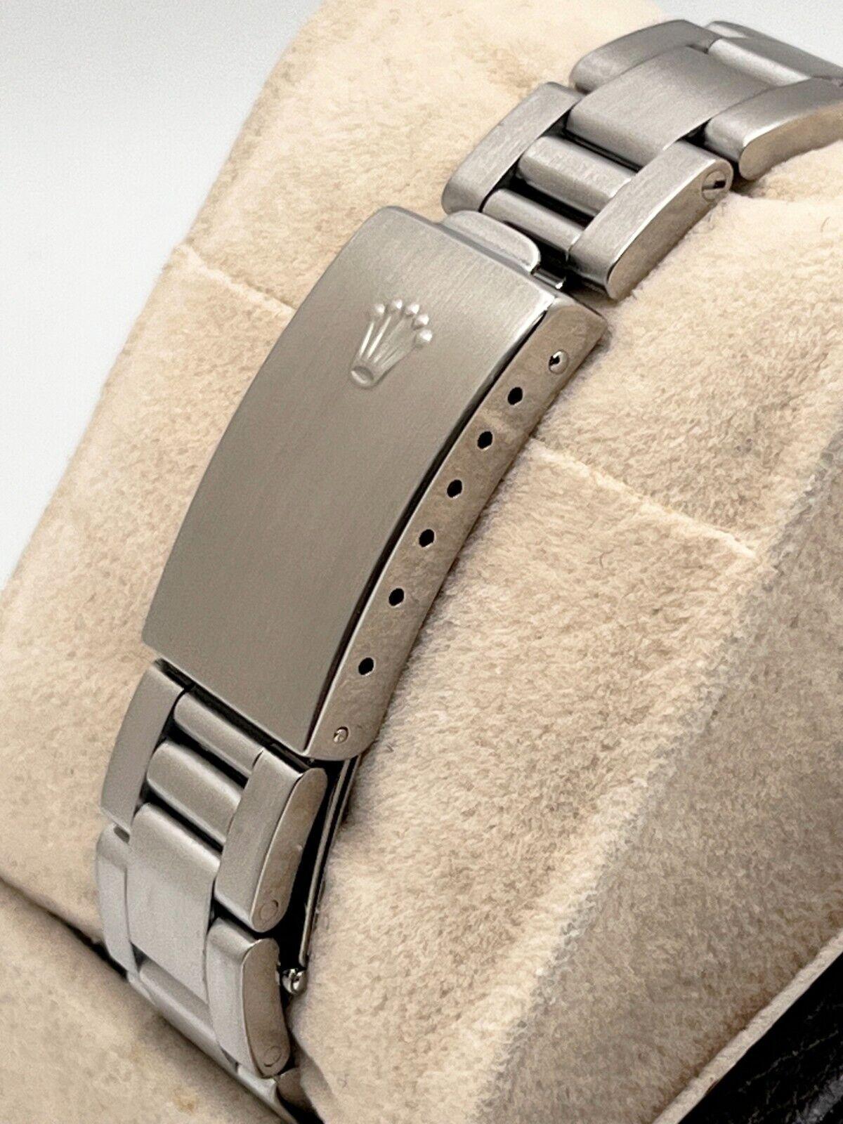 Rolex 14000 Air King 34mm Schwarzes Zifferblatt aus Edelstahl im Zustand „Hervorragend“ in San Diego, CA