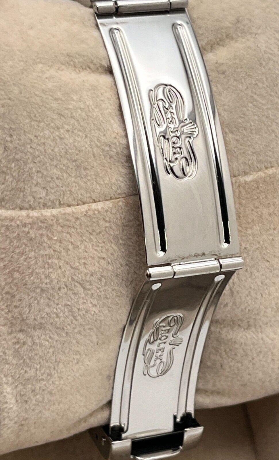 Rolex 14000 Air King 34mm Schwarzes Zifferblatt aus Edelstahl 1