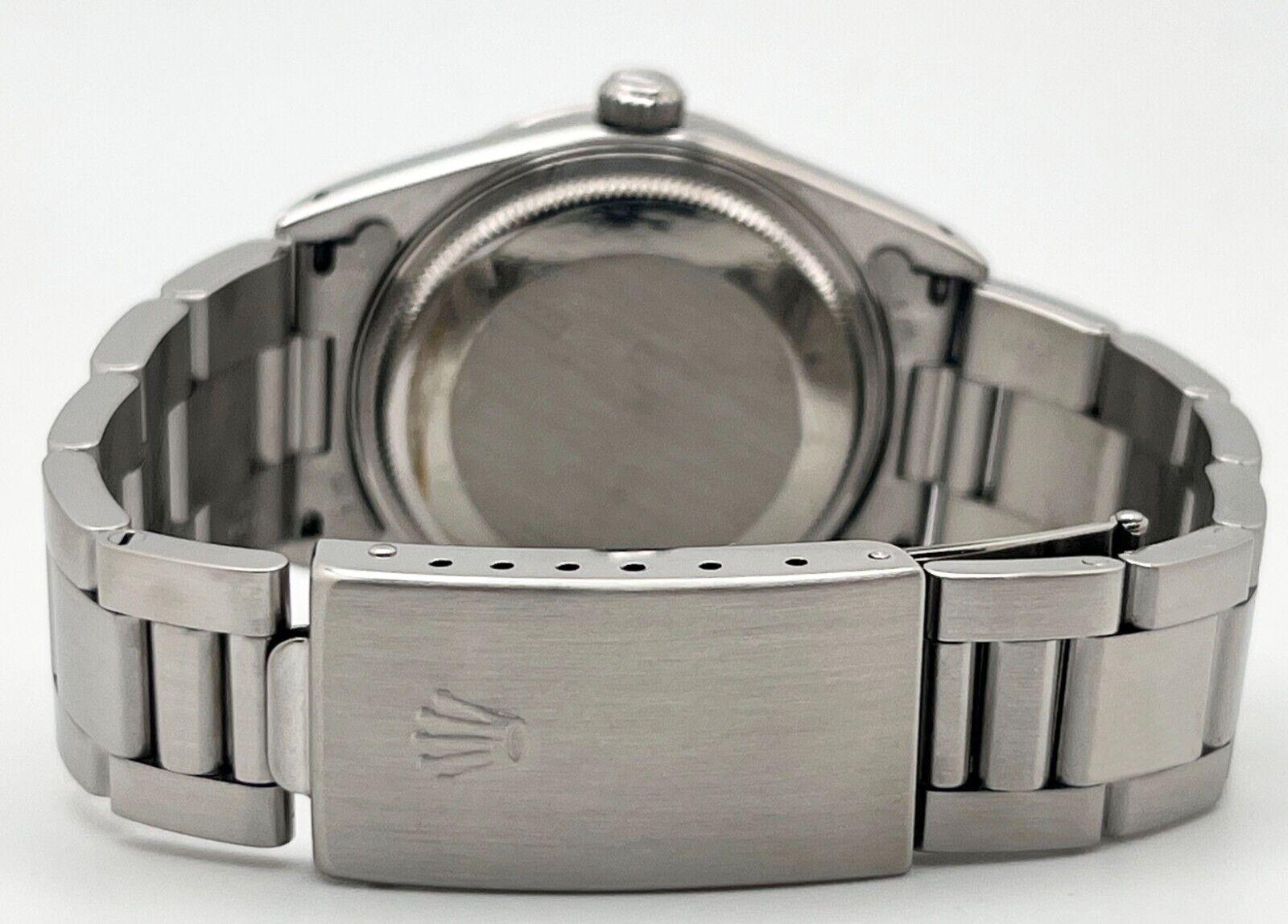 Rolex 14000 Air King Black Dial, boîte en acier inoxydable et papier de service 2