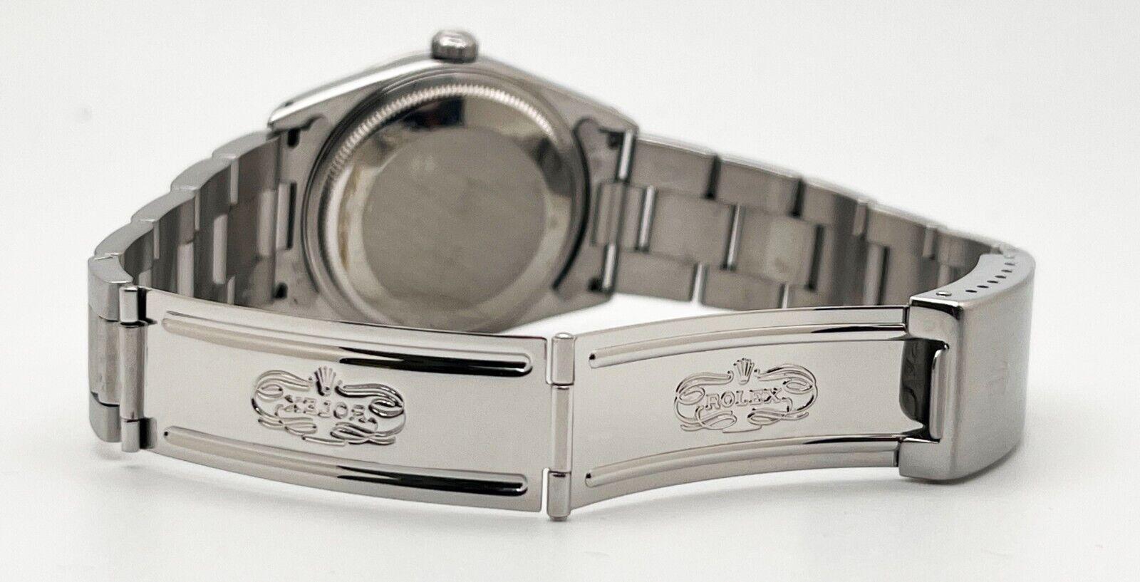 Rolex 14000 Air King Black Dial, boîte en acier inoxydable et papier de service 3
