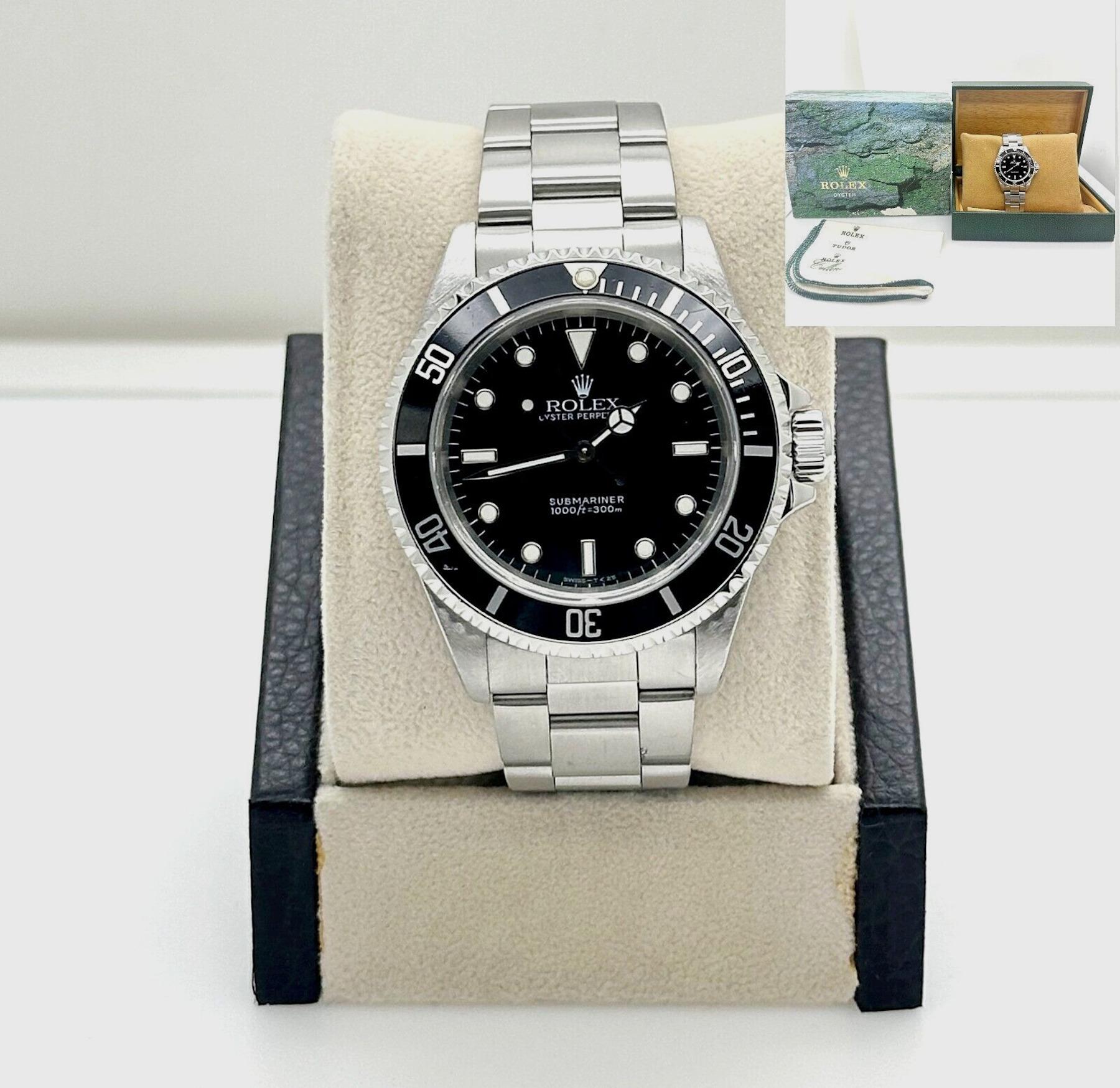 Rolex 14060 Submariner Black Dial Stainless Steel Box 5