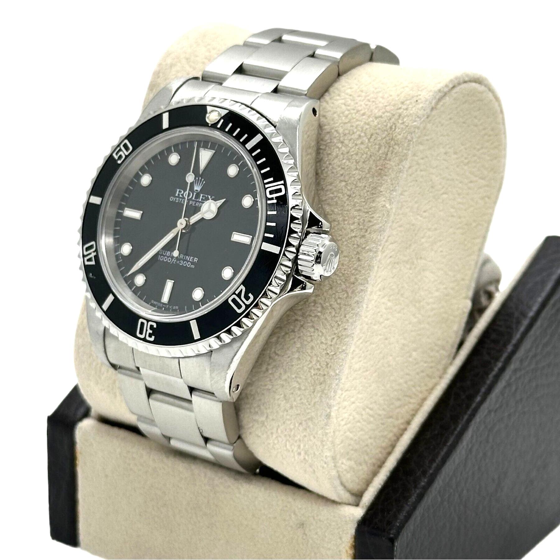 Rolex 14060 Submariner Black Dial Stainless Steel Box 1