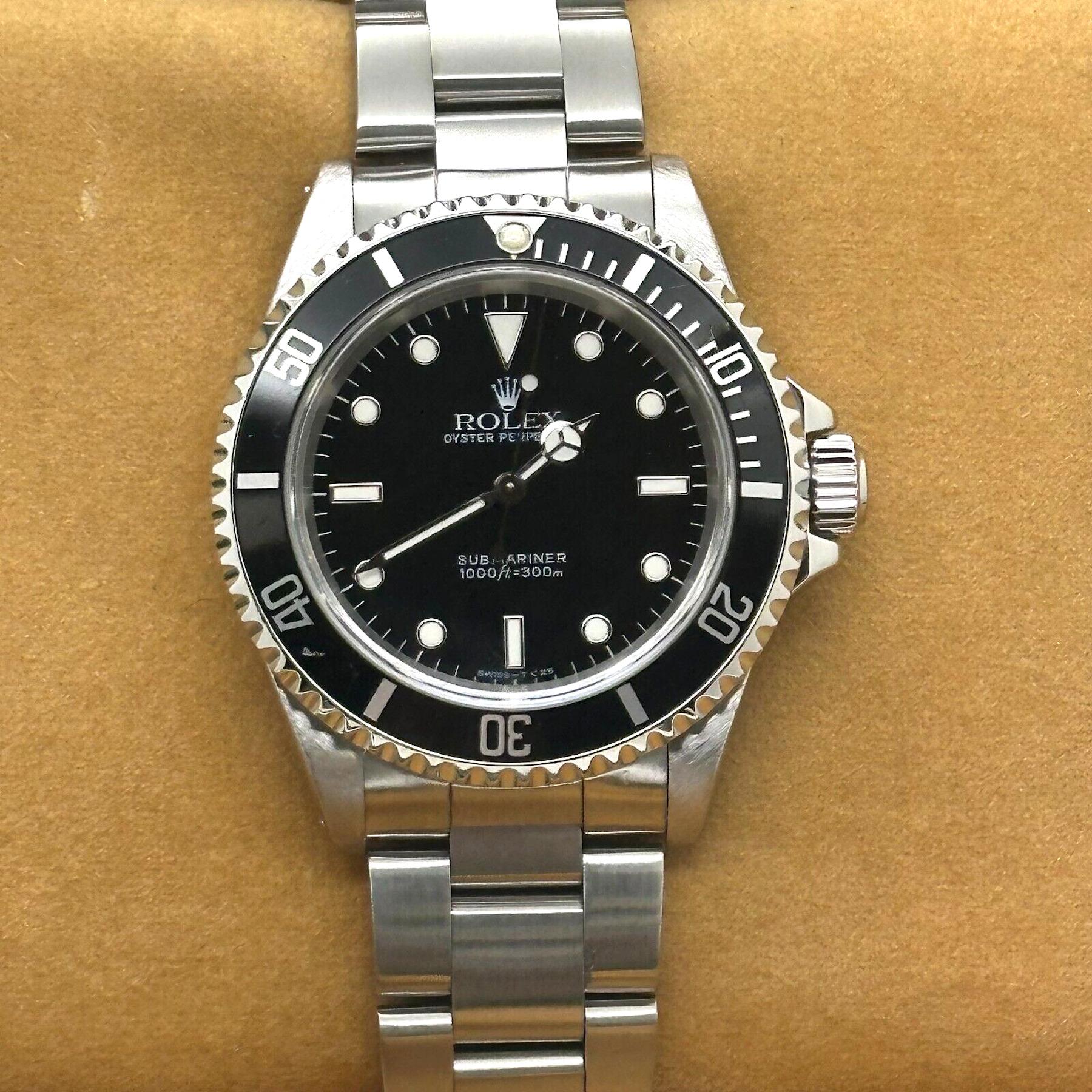 Rolex 14060 Submariner Black Dial Stainless Steel Box 4