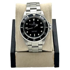 Rolex 14060 Submariner Schwarzes Zifferblatt Edelstahl Box