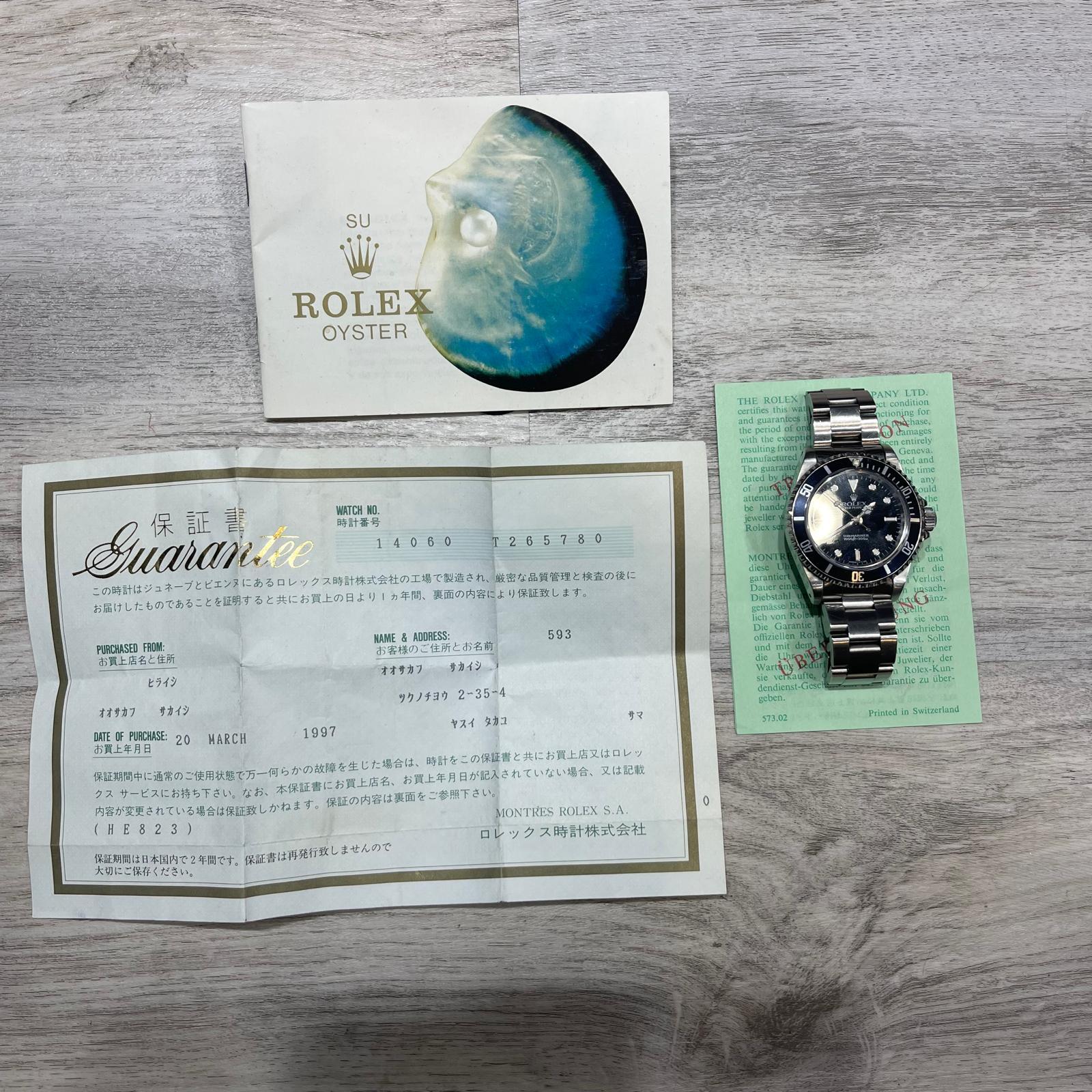 Rolex 14060 Submariner Uhr 2
