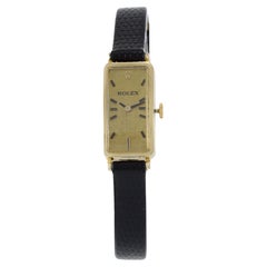 Vintage Rolex 14K Gold Tank Watch