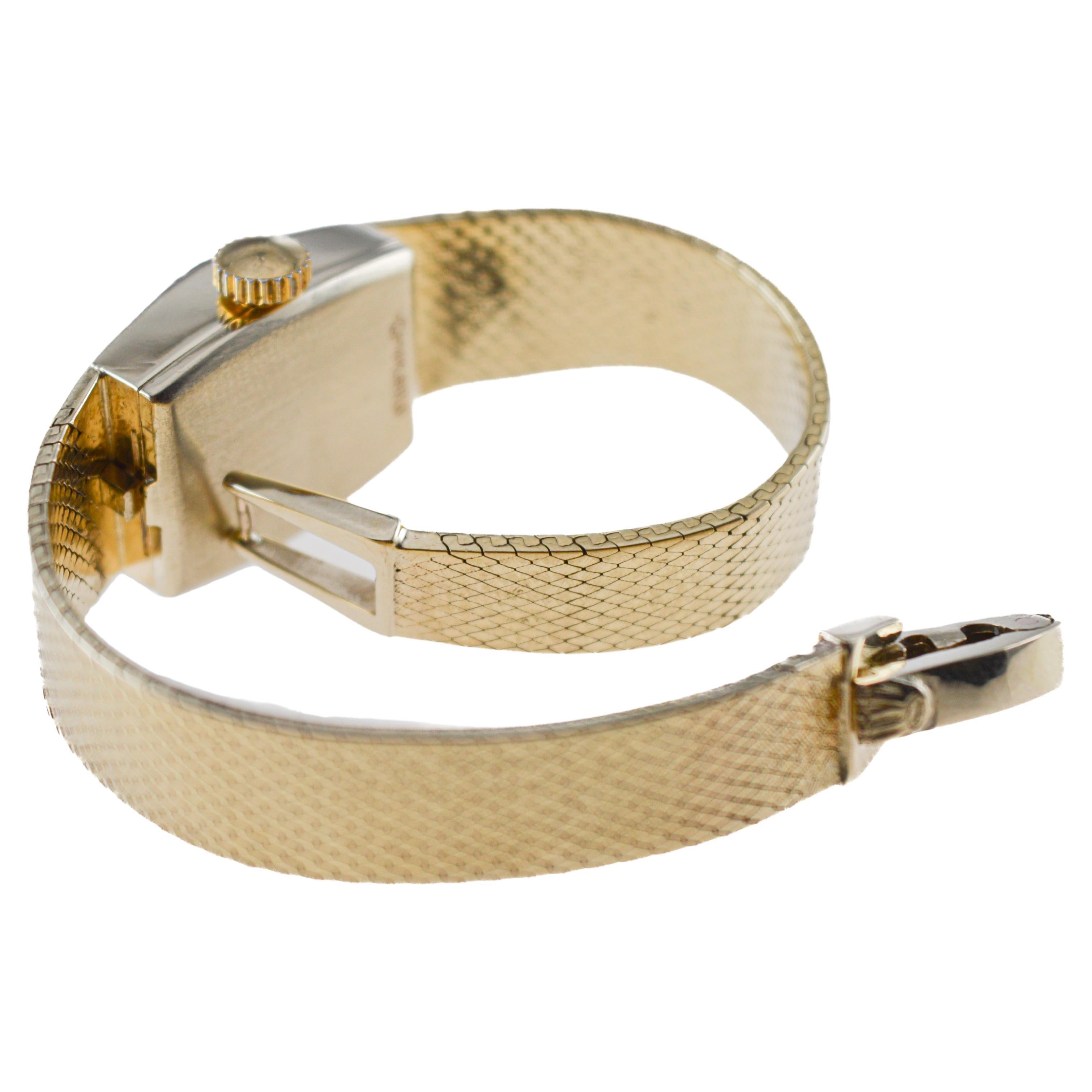 Orologio da donna Rolex con bracciale in oro massiccio 14Kt del 1960 circa con documenti originali 8