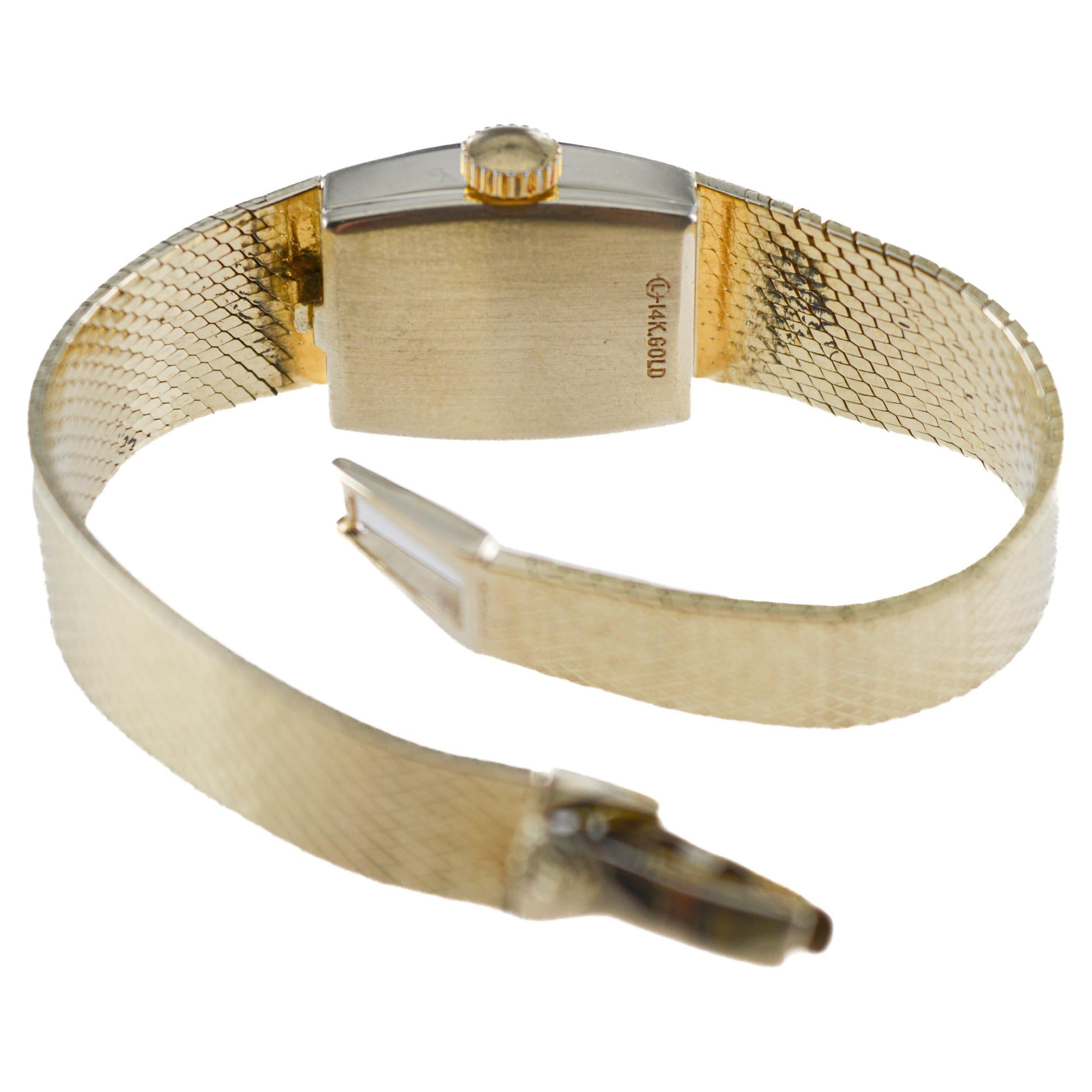 Orologio da donna Rolex con bracciale in oro massiccio 14Kt del 1960 circa con documenti originali 10