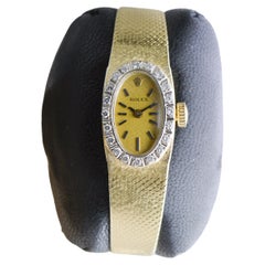 Orologio da donna Rolex con bracciale in oro massiccio 14Kt del 1960 circa con documenti originali