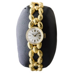 Retro Rolex 14Kt Solid Gold Bracelet Watch 