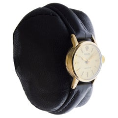 Rolex 14Kt Solid Gold Ladies Art Deco Watch circa 1953