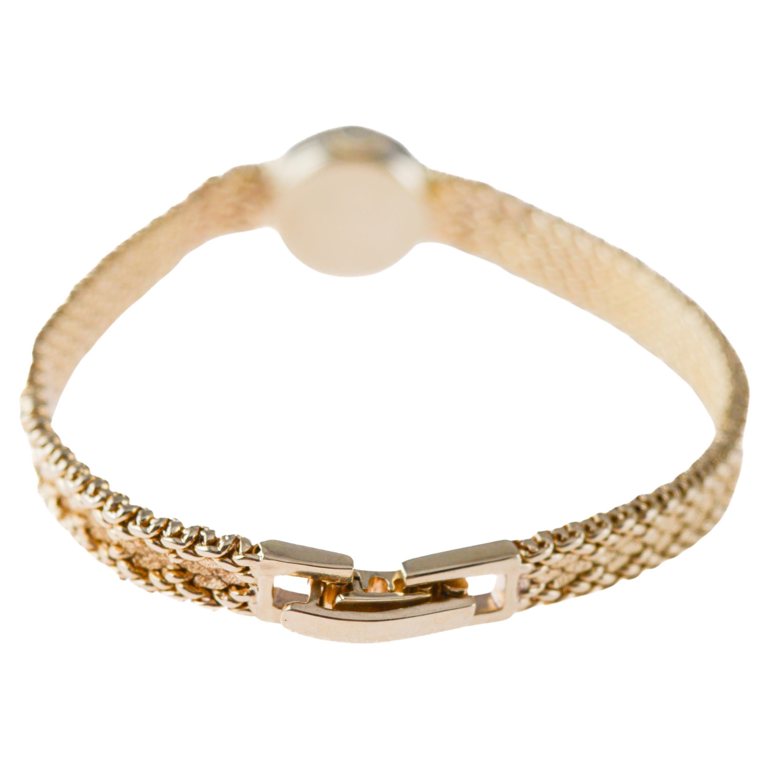 Rolex Bracelet pour dames en or massif 14Kt  Montre circa 1960's Entièrement d'origine 5
