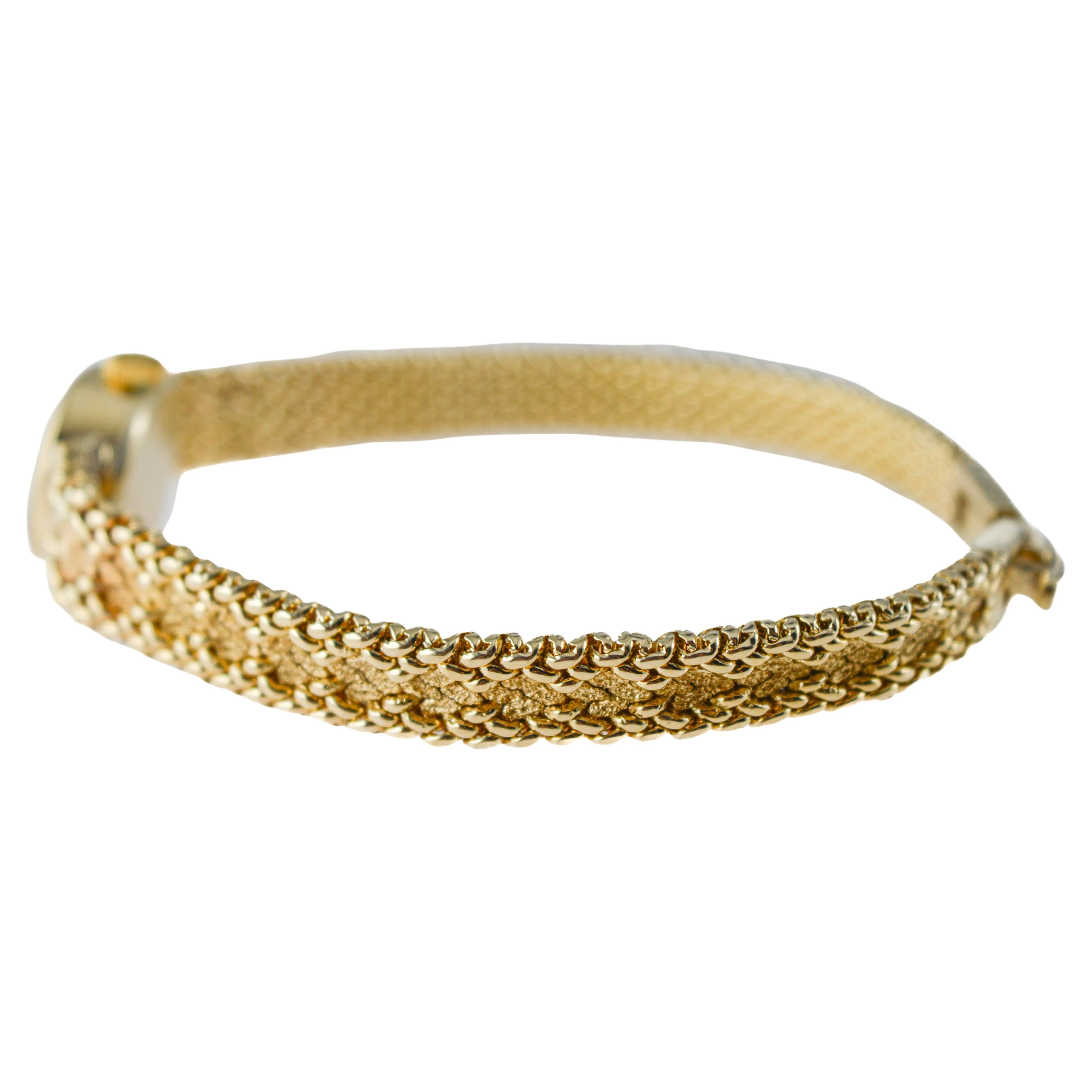 Rolex Bracelet pour dames en or massif 14Kt  Montre circa 1960's Entièrement d'origine 7
