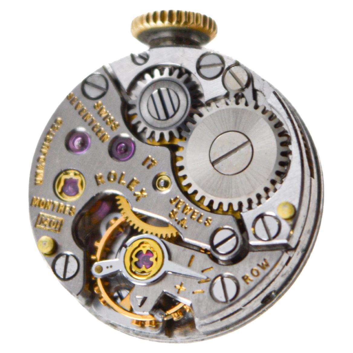 Rolex Bracelet pour dames en or massif 14Kt  Montre circa 1960's Entièrement d'origine 11