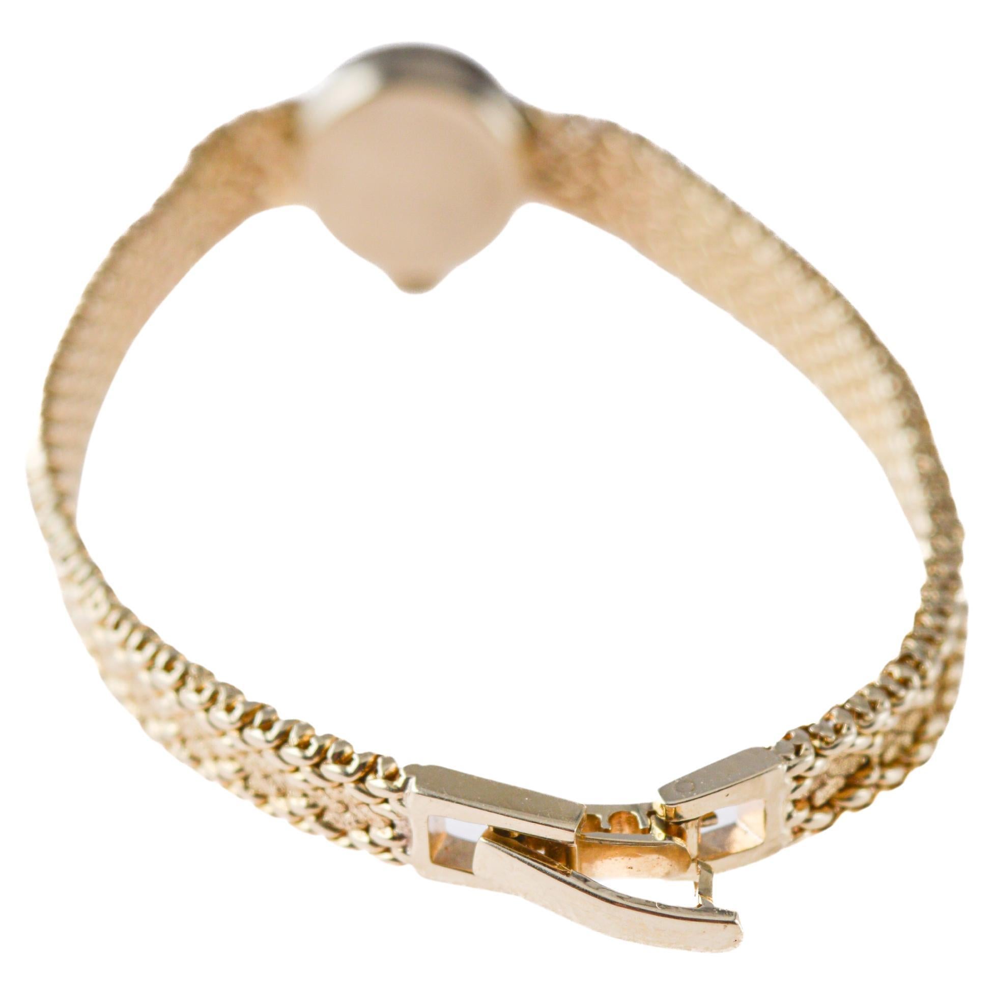 Rolex Bracelet pour dames en or massif 14Kt  Montre circa 1960's Entièrement d'origine 4