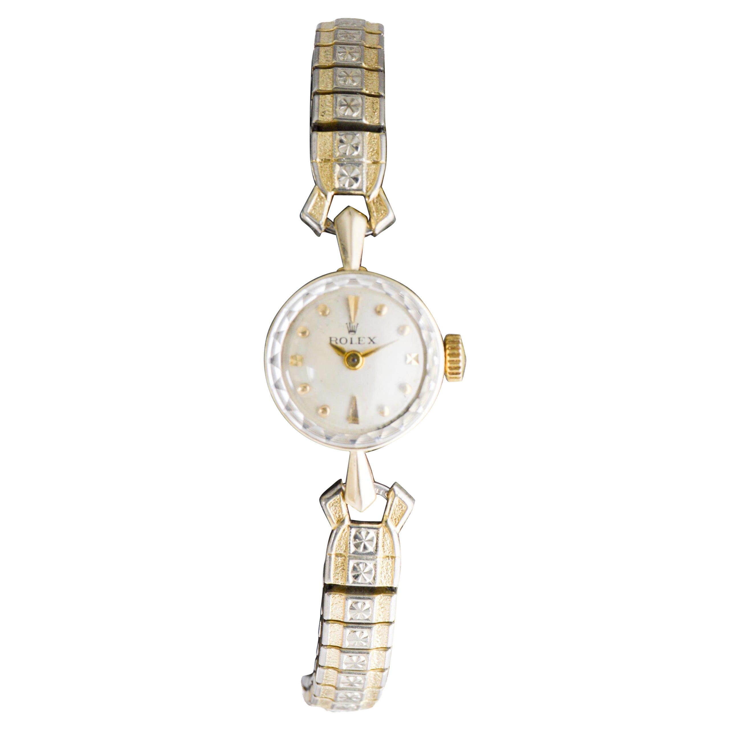 Rolex 14Kt Solid Gold Ladies Dress Watch circa 1960
s