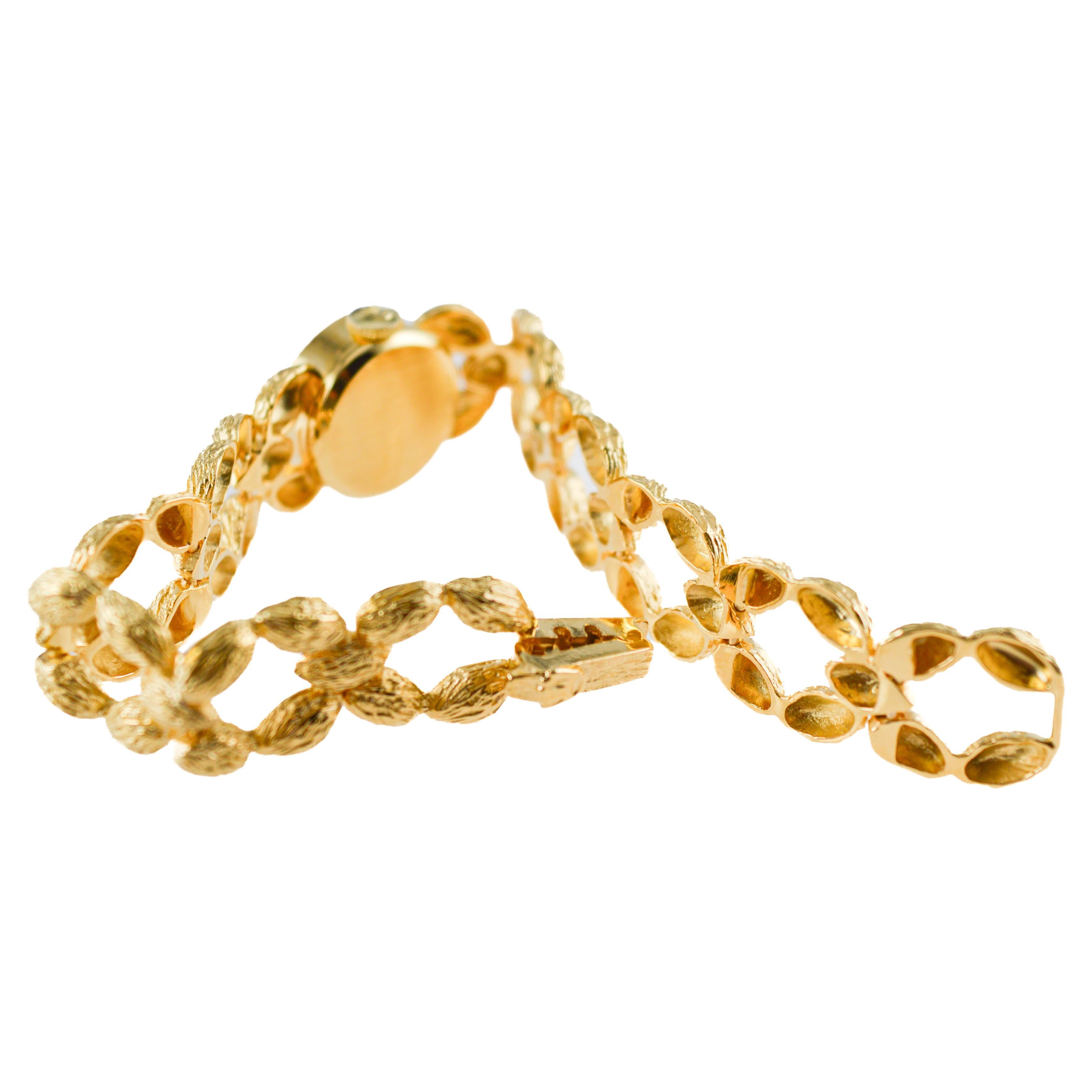 Rolex 14Kt Solid Gold Ladies Dress Watch For Sale 5