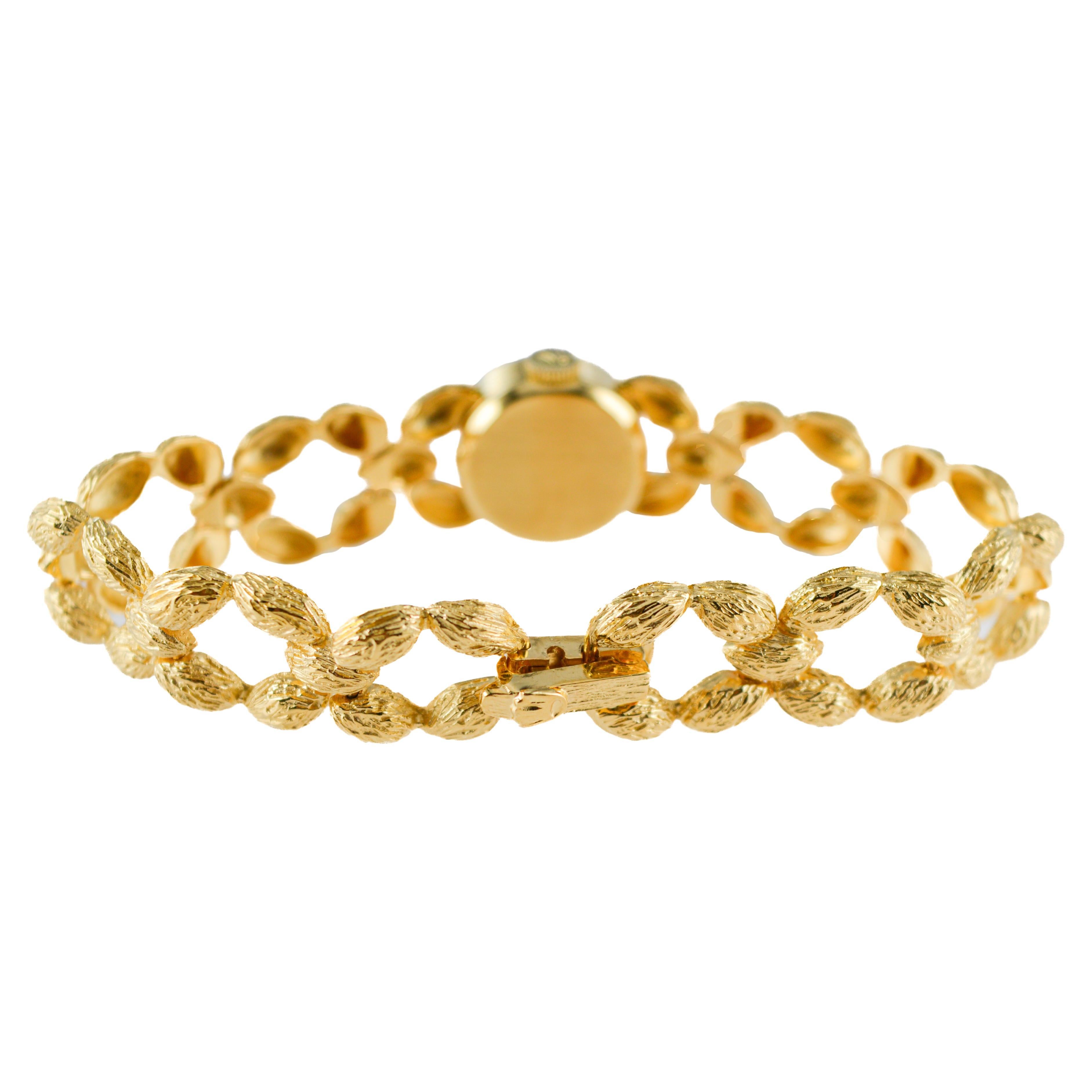 Rolex 14Kt Solid Gold Ladies Dress Watch For Sale 9