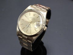 Rolex 15007 Date Watch 18 Karat Yellow Gold and 14 Karat Yellow Gold Watch