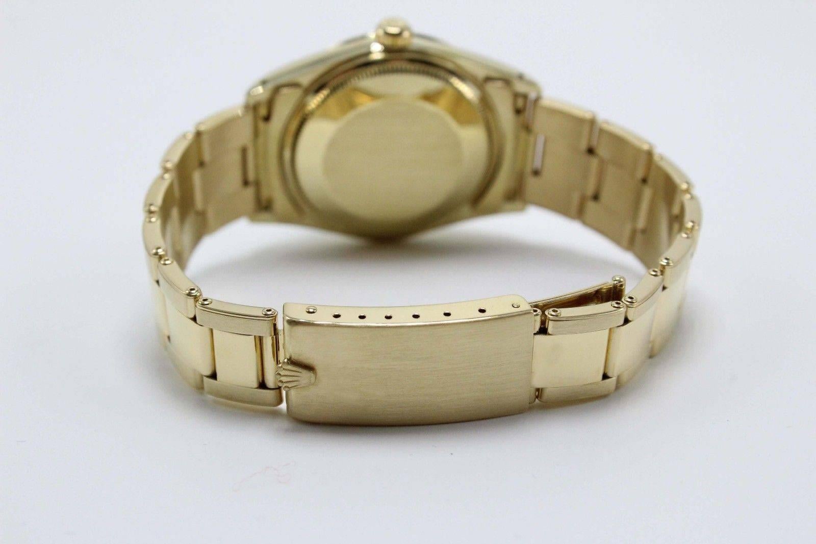 Rolex 15007 Date Watch 18 Karat Yellow Gold and 14 Karat Yellow Gold Watch 2