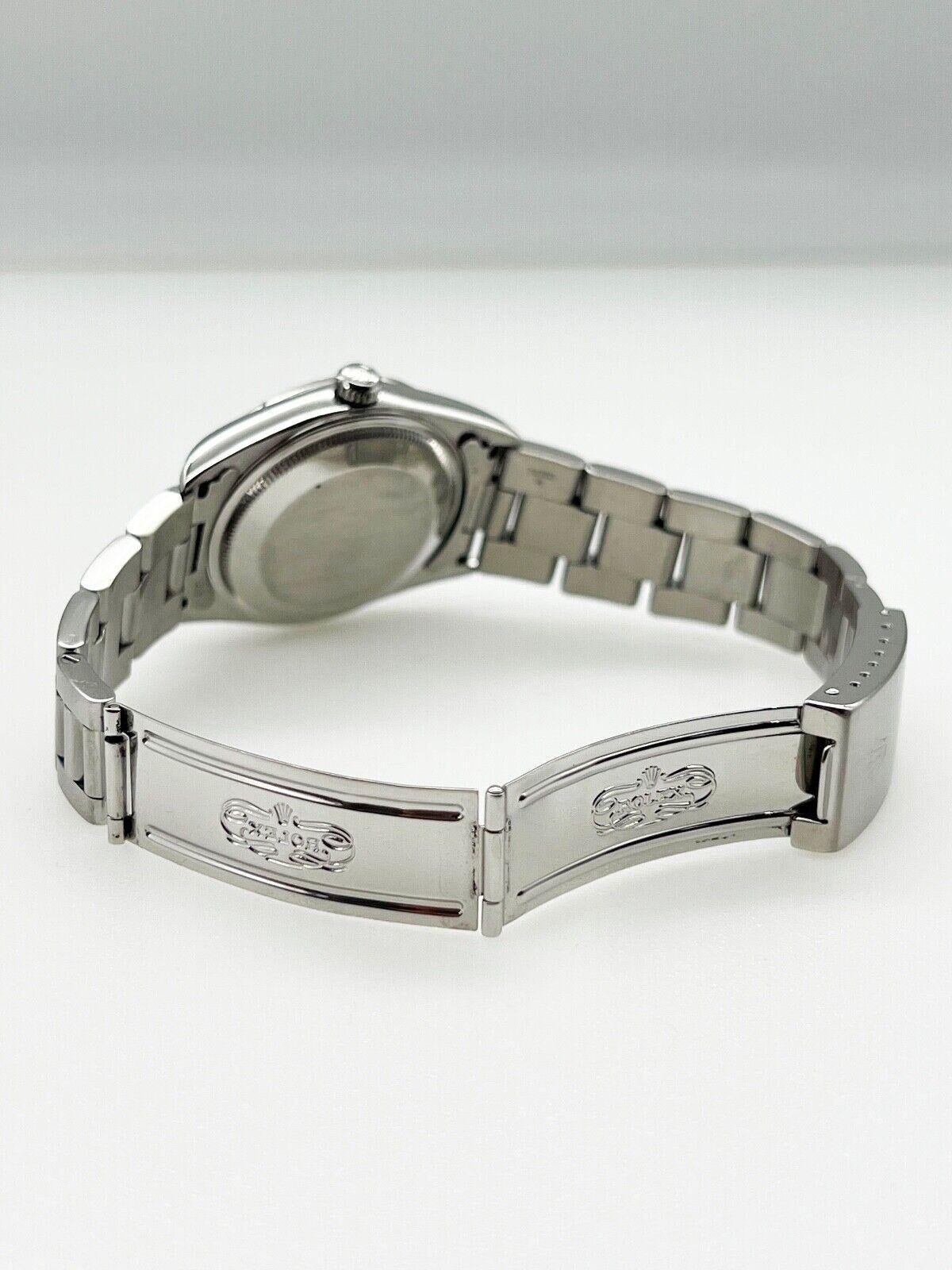 Rolex 15200 Oyster Perpetual Date Schwarzes Zifferblatt aus Edelstahl im Zustand „Hervorragend“ in San Diego, CA