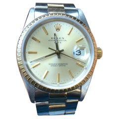 Vintage Rolex 15223 Date Champagne Dial Watch