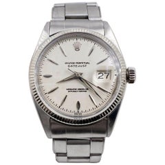 Rolex 1601 Datejust Stainless Steel Oyster Band Mint Dial