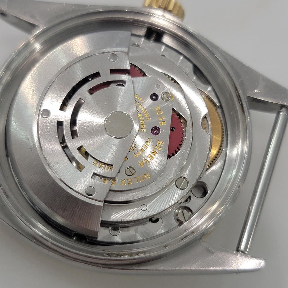 Rolex 16013 Datejust 36mm 18k SS Mens Custom Diamond Dial Automatic 1980s RA557 im Angebot 7