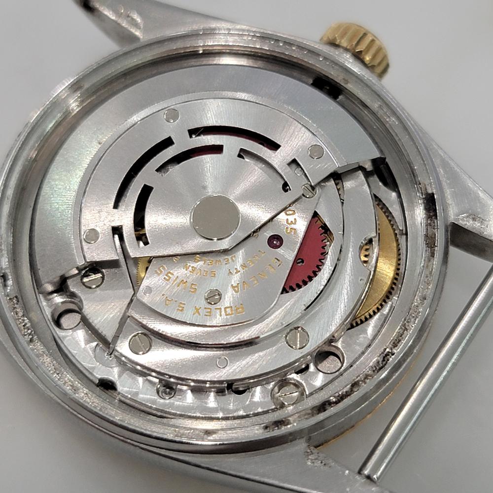 Rolex 16013 Datejust 36mm 18k SS Herren Diamant Zifferblatt Automatik 1980er Jahre Schweizer RA556B im Angebot 8