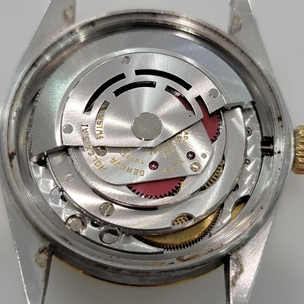Rolex 16013 Datejust 36mm 18k SS Mens Diamond MOP Dial Automatic 1980s RA552 im Angebot 7