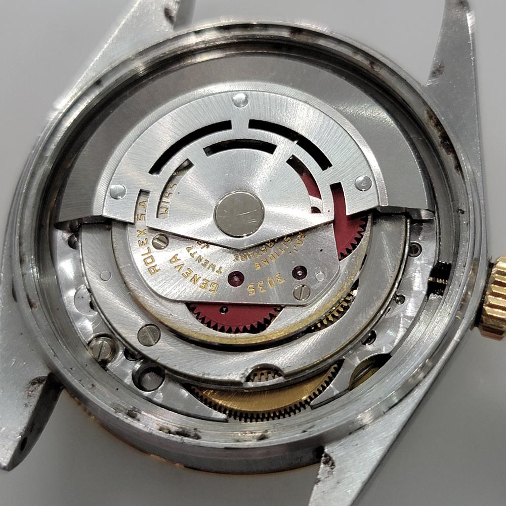 Rolex 16013 Datejust 36mm 18k SS Mens Diamond MOP Dial Automatic 1980s RA553B For Sale 7