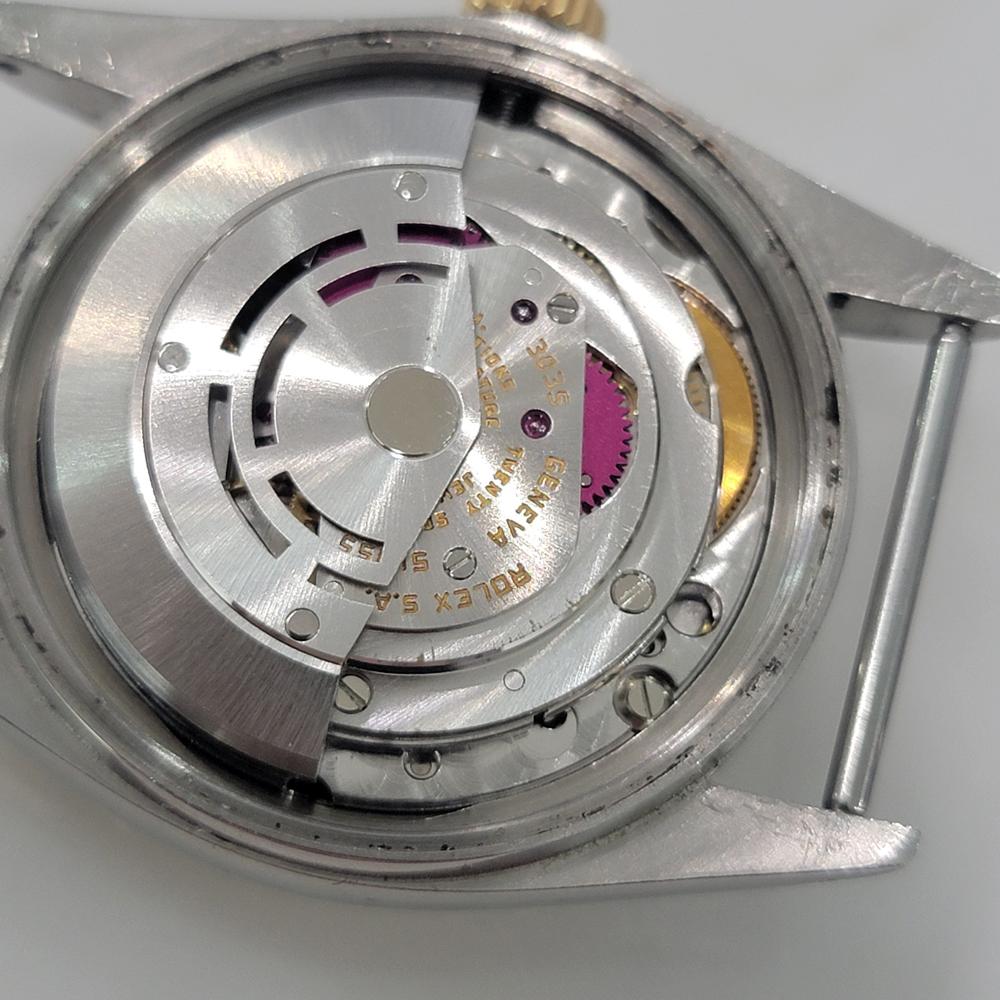 Rolex 16013 Datejust 36mm 18k SS Mens Diamond MOP Dial Automatic 1980s RA554B For Sale 7