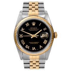 Rolex 16013 Datejust Black Roman Jubilee