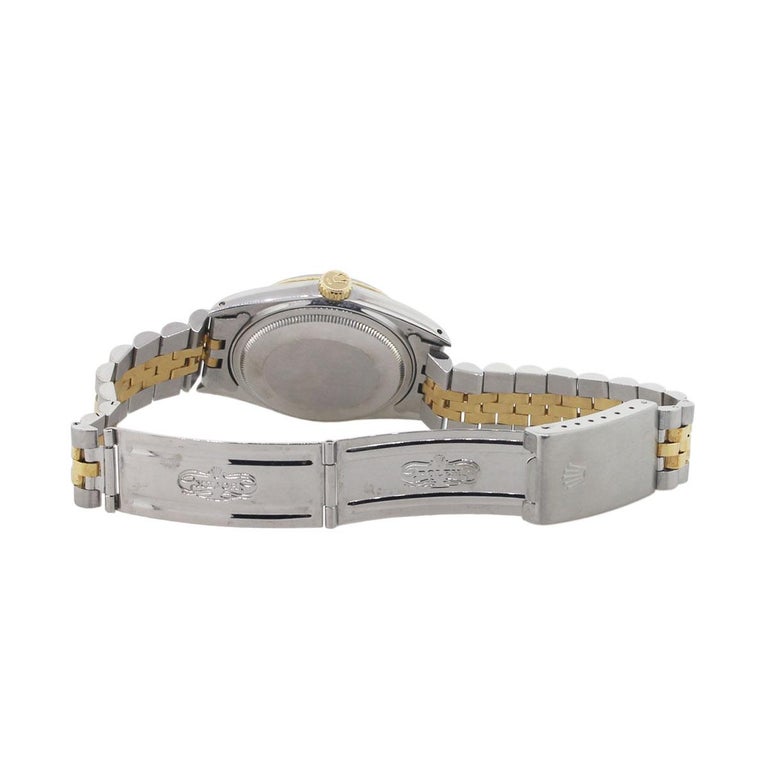 Rolex 16013 Datejust Tahitian Mother of Pearl Diamond Dial Wrist Watch ...