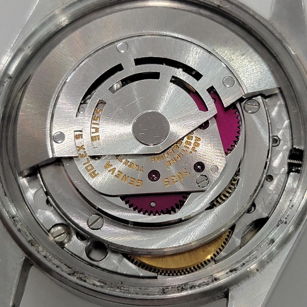 Rolex 16014 Datejust 36mm 18k White Gold SS Mens Automatic 1970s Vintage RA613 For Sale 7