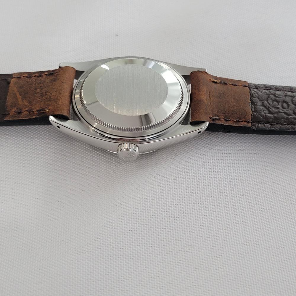 Rolex 16014 Datejust 36mm 18k Weißgold SS Herren Automatik 1970er Vintage By RA614 im Angebot 7