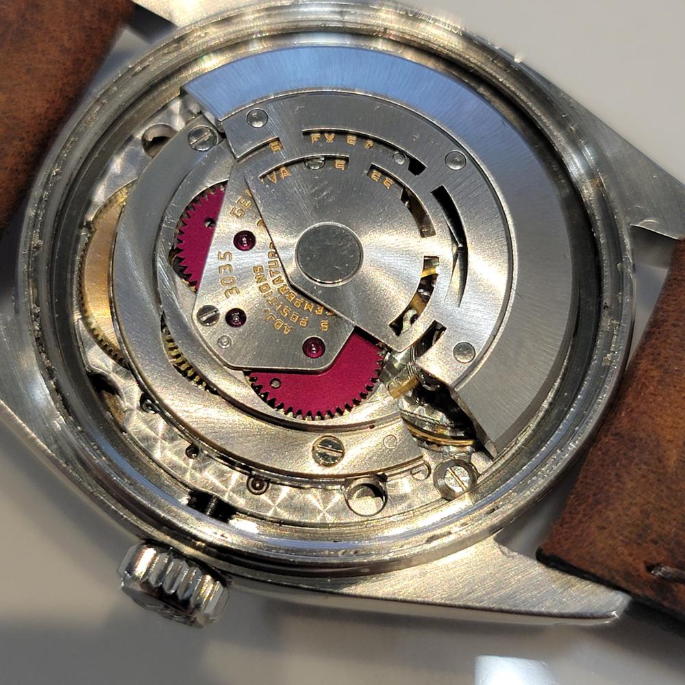 Rolex 16014 Datejust 36mm 18k Weißgold SS Herren Automatik 1970er Vintage By RA614 im Angebot 9