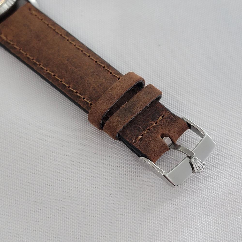 Rolex 16014 Datejust 36mm 18k Weißgold SS Herren Automatik 1970er Vintage By RA614 im Angebot 5