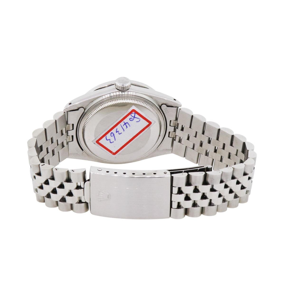 Round Cut Rolex 16014 Datejust Wristwatch