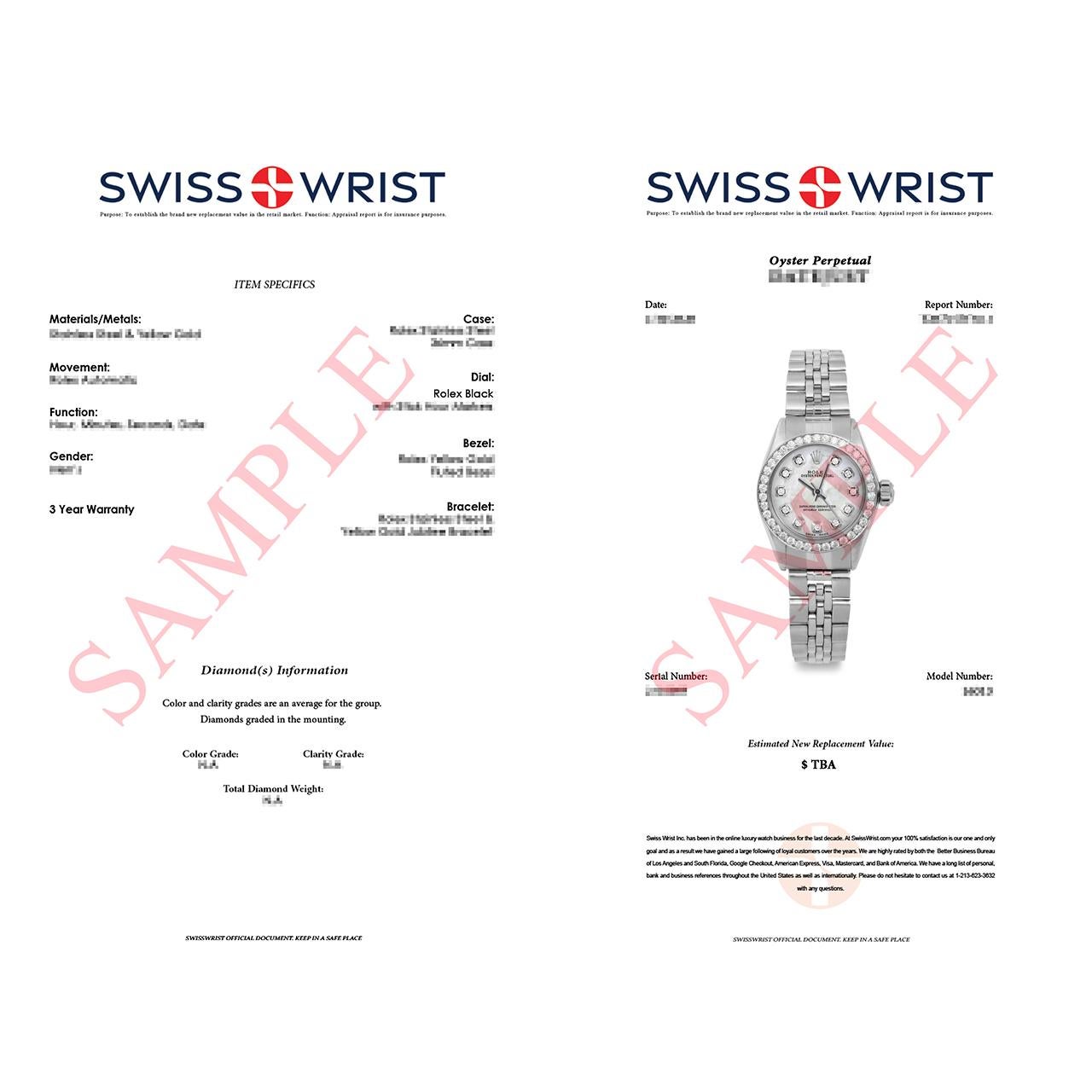 Rolex 16014 Herren''s 36mm Datejust - Schwarzes Zifferblatt - Schwarze Uhr mit Gummiriemen 3