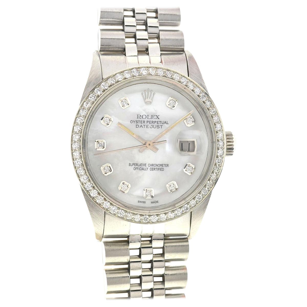 Rolex 16030 Datejust Stainless Steel Jubilee Bracelet Automatic Watch